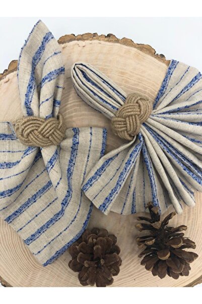 KATMERTEKS 8 Pieces Straw Model Natural Jute Napkin Ring Ring