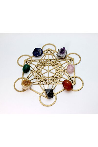 vivus in 7 Çakra Doğal Taşlı Metatron Kübü Sembolü | Hediyelik Kutusunda