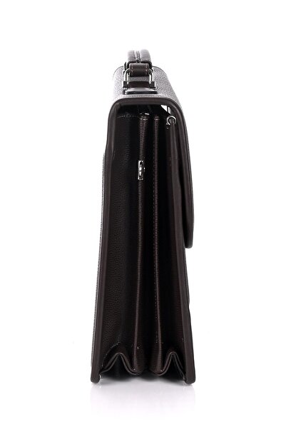 DERİEND Χαρτοφύλακας 15,6 ιντσών με θήκη φορητού υπολογιστή A4 και συμβατό με αρχεία καφέ