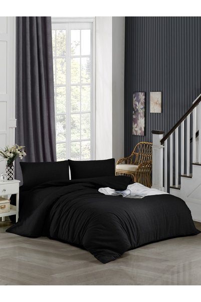 ÇARŞAF DÜNYASI Single Duvet Cover Set (90x190 Fitted Sheet + Duvet Cover + Pi...
