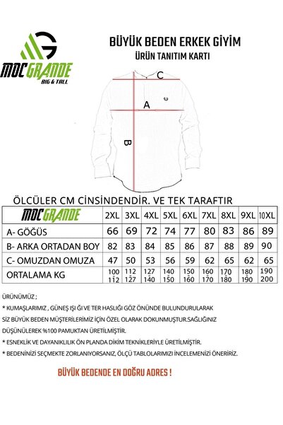 MocGrande Λευκό ανδρικό καρό πουκάμισο - Plus Size 23357