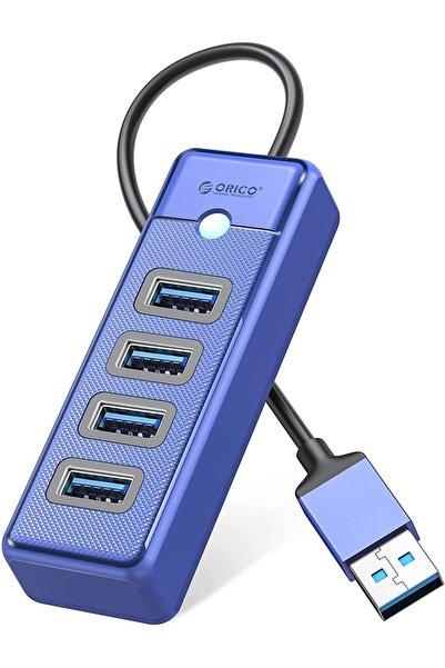 Orico Usb3.0 4 Portlu 5gbps Çoklu Usb Bağlantı Noktası Çoklayıcı Hub, 15cm, M...