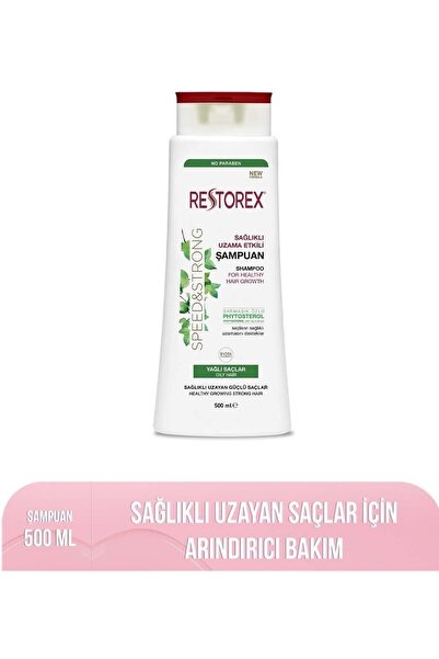Restorex Yağlı Saçlar Şampuan 500 Ml 5 Adet