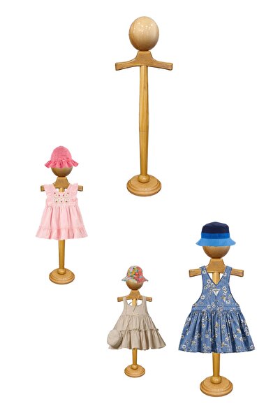 Manken İstanbul Ahşap Çocuk Vitrin Mankeni 18-24 Aylık