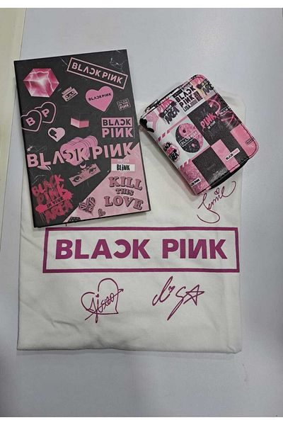 GC GÖKHAN CLUB Πορτοφόλι σημειωματάριο μπλουζάκι Blackpink