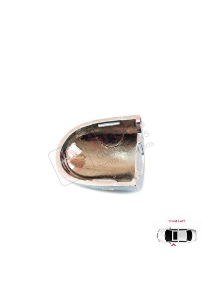 Bross Otomotiv Renault Compatible Left Side Silver Color Exterior Door Handle Part 1 Piece