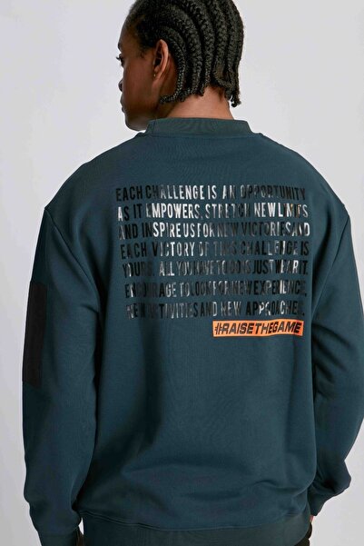 Ruck & Maul Erkek Sweatshirt 23024y 353 - Koyu Yeşil