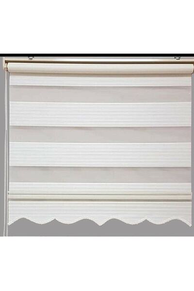 Babacan Home Design Pliseli Stor Zebra Perde Etek Dilimli (krem) Prdnv-dpzbrb...