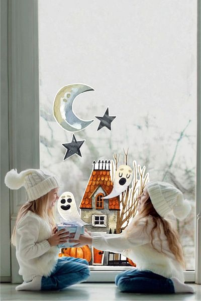 Piksel Grafik Autocolant decorativ de Halloween Halloween