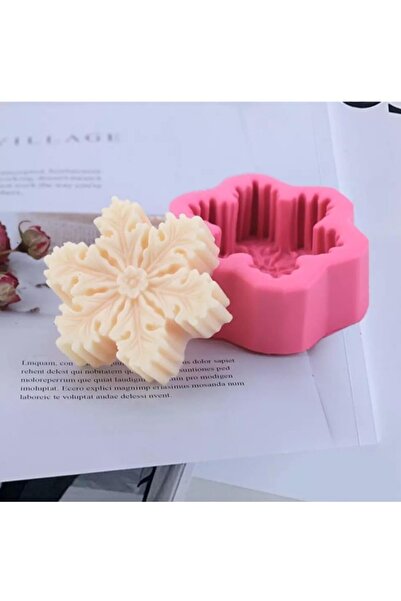 Genel Markalar Büyük Kar Tanesi Mum Ve Sabun Kalıbı