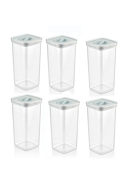 Begin Power 1.70 Lt 6-Piece Food Box - Vacuum and Leak-Proof Locking Storage Container Set