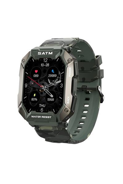 Genel Markalar Satm Tank Watch M1 Akıllı Saat Su Geçirmez Askeri Akıllı Saat ...