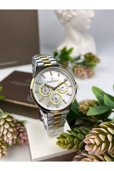 Essence Women's Sports Wristwatch with Calendar 5 Atm Waterproof