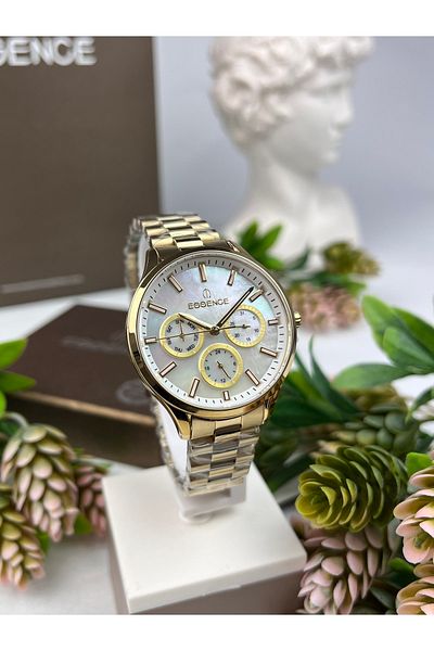 Essence Women's Sports Wristwatch with Calendar 5 Atm Waterproof