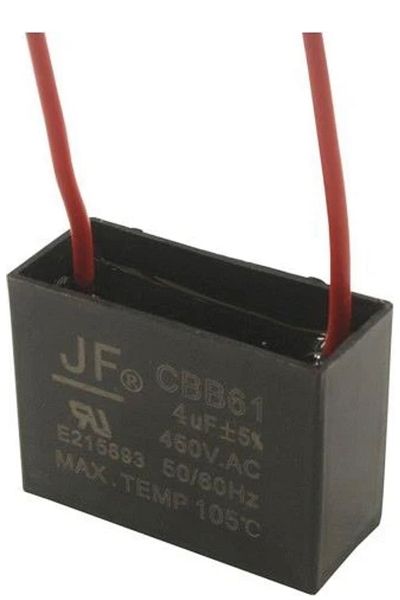 Jf Cbb61 مكثف دائم 450 فولت 3 فائق التوهج 4 قطع