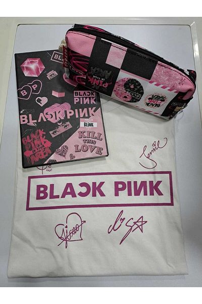 GC GÖKHAN CLUB Συνδυασμός μολυβοθήκης για μπλουζάκι Blackpink Unisex