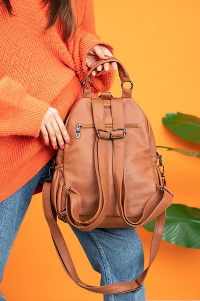 MEGA BAG Γυναικείο σακίδιο πλάτης Washed Leather