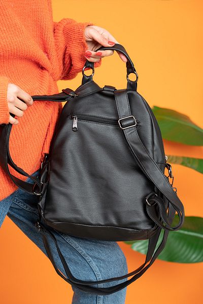MEGA BAG Rucsac de dama din piele spalata