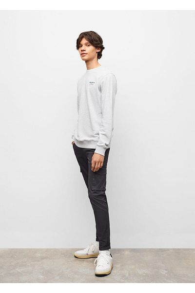 Mango Teen Μήνυμα Βαμβακερό φούτερ