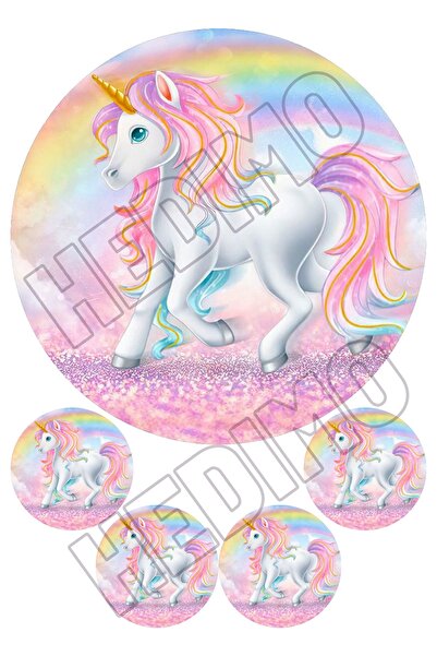 hedimo Unicorn 2 Yenilebilir Kağıt Baskısı
