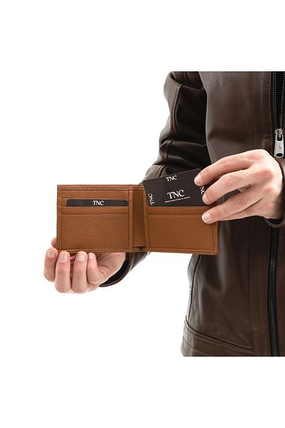 Tamer Tanca محفظة جلدية للرجال، حامل بطاقة، سلسلة مفاتيح 710 160d Wallet