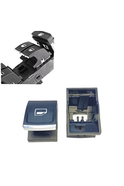 Genel Markalar Seat Leon Cam Açma Düğme Tuş Butonu Krom Uçlu 1 Adet 2013-2018