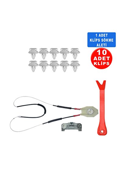 Star Klips Bmw 5 Serisi E39 1995-2004 51338159835-36 Sol Arka Cam Kriko Tamir...