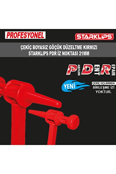 Genel Markalar Boyasız Göçük Düzeltme Kırmızı Starklips Pdr Iz Noktası 21mm