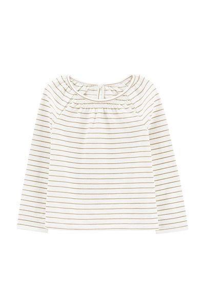 Carter's Little Girl Long Sleeve Stripe Tshirt