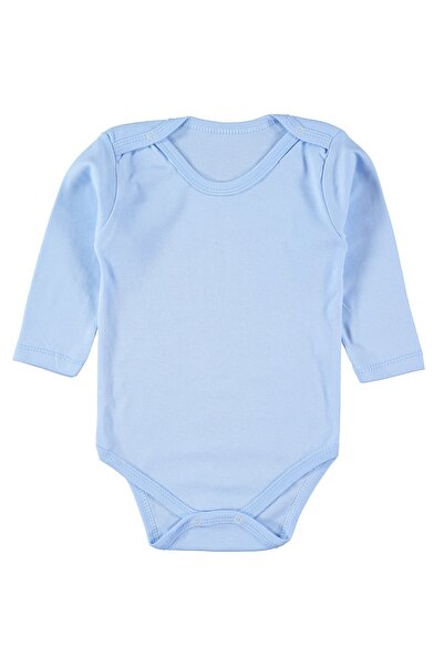 hepbaby Gri-mavi 2 Adet Uzun Kollu Bebek Body Hbbc1010