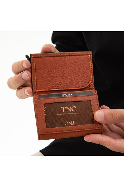 Tamer Tanca Men's Leather Card Holder Wallet, card holder, keychain 688 2006 Mkn Krtlk