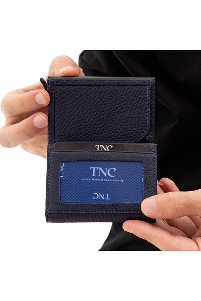 Tamer Tanca Portofel din piele pentru bărbați, suport card, breloc 688 2006 Mkn Krtlk
