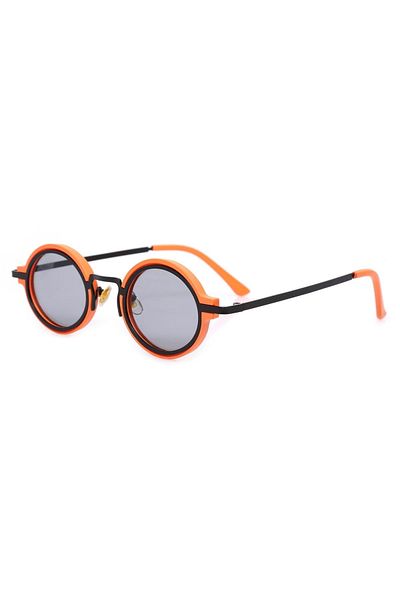 Angel Eyes Orange Black Frame Black Gradient Glass Oval Women Sunglasses Ae9909c17
