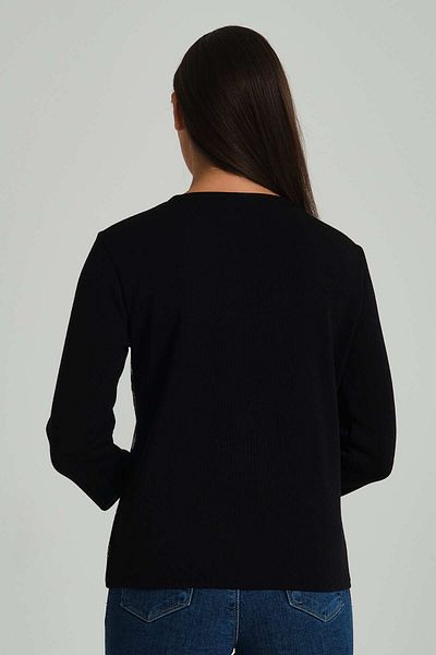 Solo Women's Rhinestone Sweater