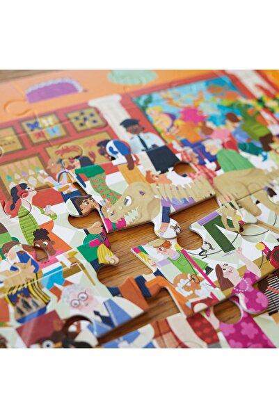 moritoys Look & Find Puzzle: Museum - 36 Parça Yapboz Ve Gözlem Oyunu