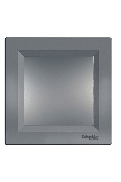 Schneider Electric Schneider Asfora Anahtar Tekli Çelik Rengi Çerçeveli