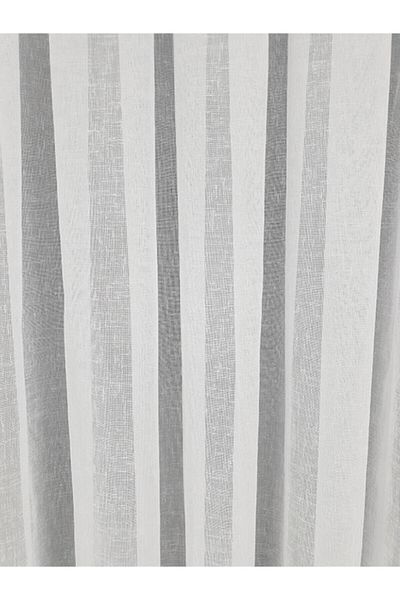 Brillant Vanessa Curtain Series Natural Linen Tulle Curtain Ecru 1/2.5 Pleat Original Dora Licensed New