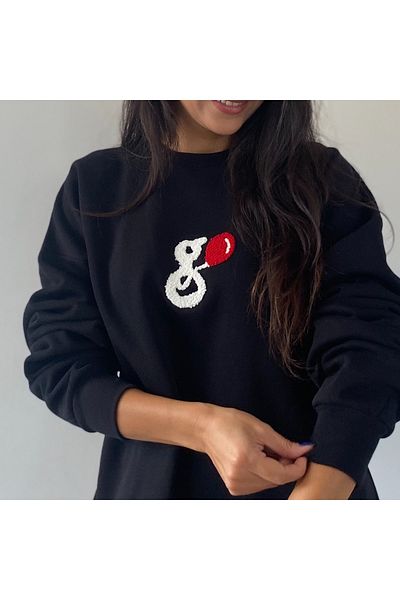 Alingo Embroidered Oversize Sweatshirt