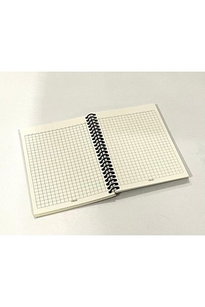 Folix Spiraled A4 Kraft Cover Notebook 70 YpCheckered