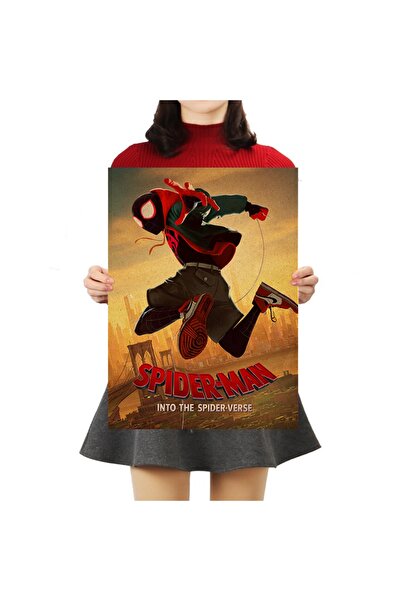 Caph Design Spiderman Into The Spider Verse Kraft Poster - 33x48cm