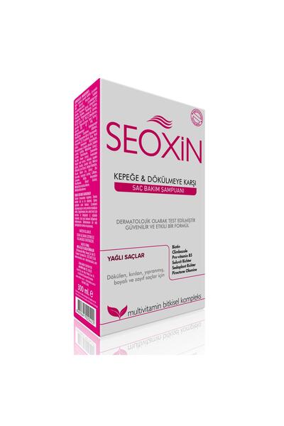 SEOXİN Kepeğe Ve Saç Dökülmesine Karşı Etkili Yağlı Saç Tipleri Için Bakım Şampuanı 300 ml