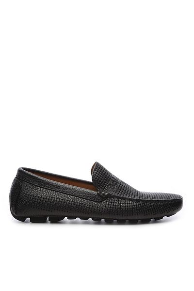 Baldinini Men's Black Leather Rock Shoes
