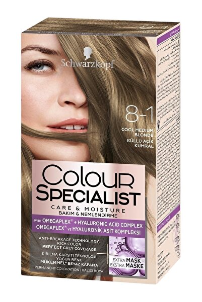 schwartz Colour Specıalıst Saç Boyası 8 1 Küllü Açık Kumral
