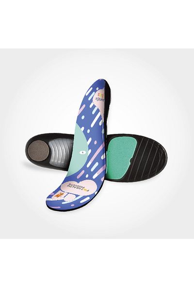 Aurafix Children's Pes Planus Insoles (Flat Sole-Instep) Insoles Dg-812
