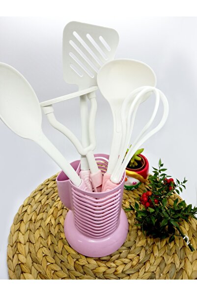 lufy Serving Set, 6 Piece Spoon Holder and Serving Set, 1st Quality Serving Set with Spoon Holder