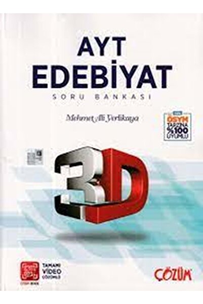 NARTEST Ayt 3d Edebiyat Tamamı Video Çözümlü Soru Bankası 3d Yayınları