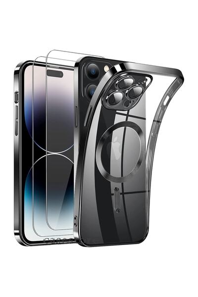 m.tk moveteck Iphone 11 Pro Için Manyetik Şeffaf Kılıf Magsafe Silikon Kılıf ...