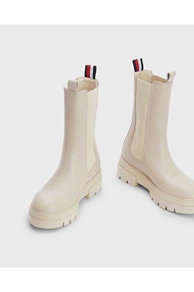 Tommy Hilfiger Kadın Monochromatic Chelsea Kadın Boot Fw0fw06730