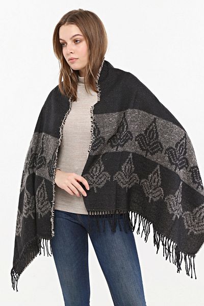Ersperto Double Sided Stole Shoulder Shawl