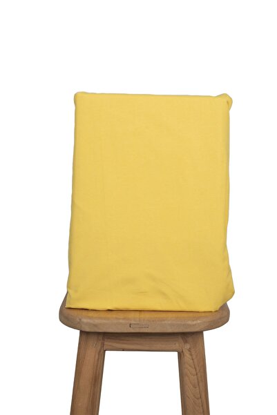 ELY PARKER 120x200 Easy-Iron Elastic Sheet Set High Beds Yellow